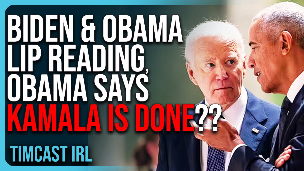 Biden & Obama Lip Reading, Obama Says Kamala Is Done??