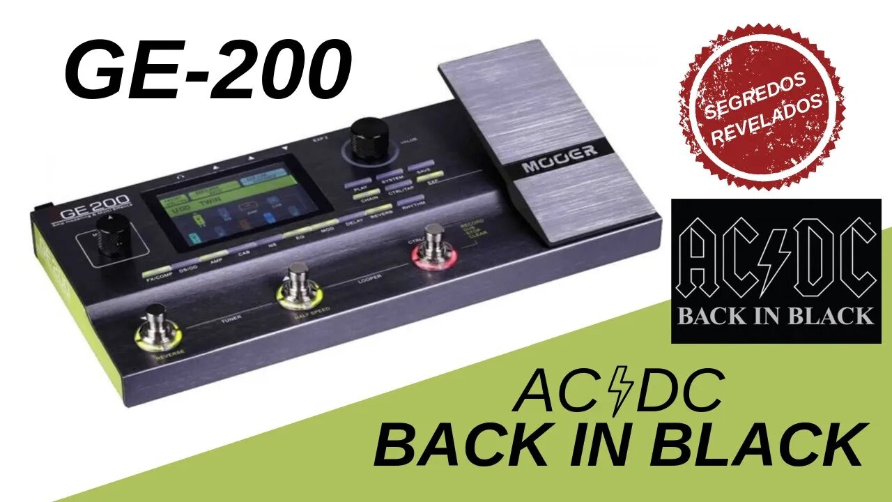 AC DC Back in Black - GE-200