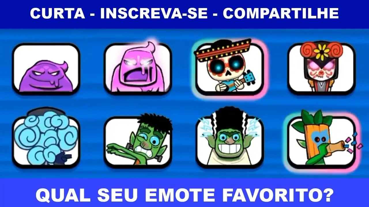 QUAL SEU EMOTE FAVORITO? PARTE 2