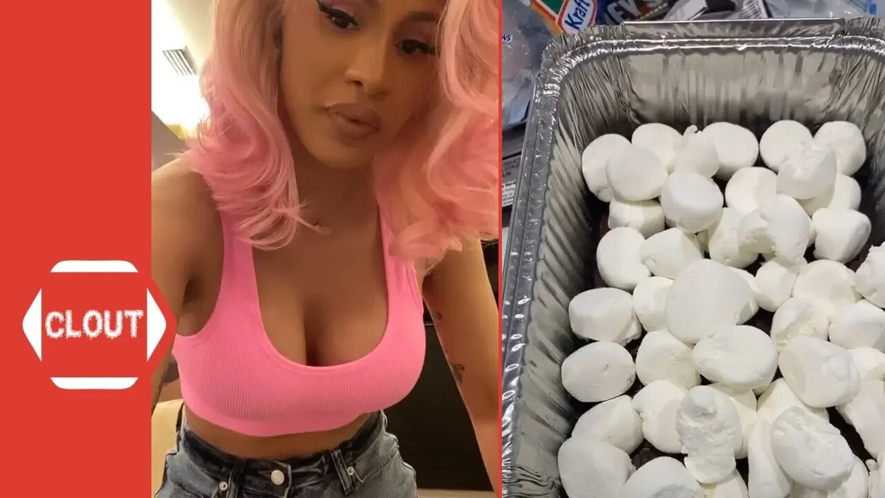 Cardi B Teaches How To Make S'mores In The Oven!