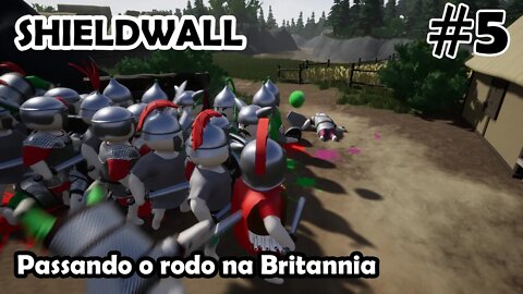 Missão Britannia - Shieldwall - Simulador de Guerra - Gameplay PT-BR