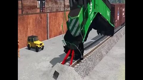 Cars vs Giant Crater 2of6 107of148 #shorts