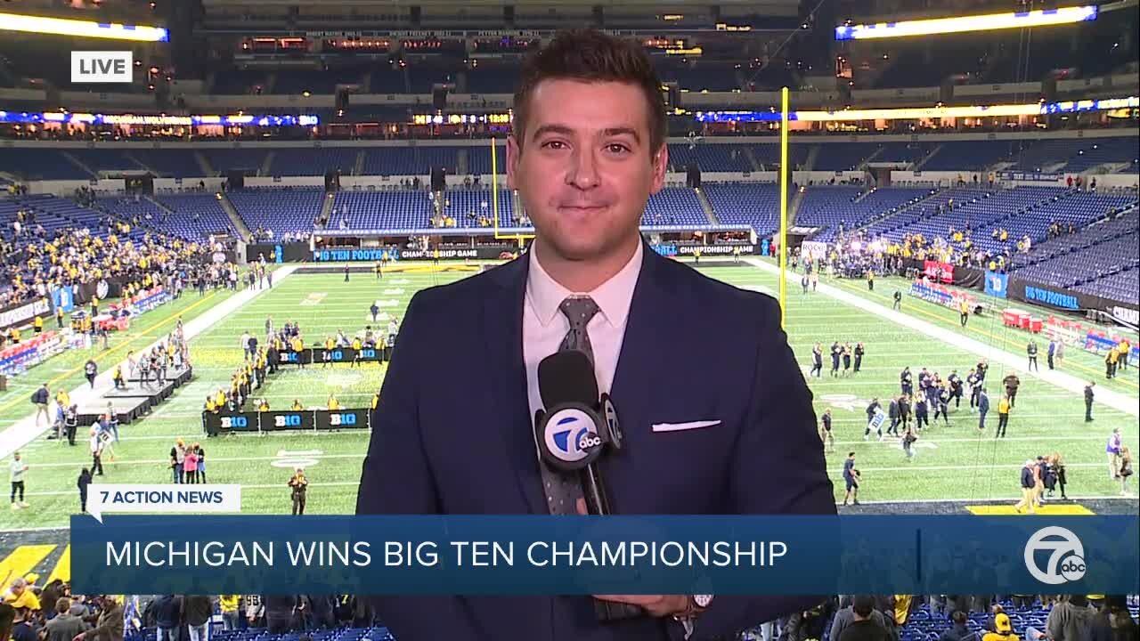 Brad Galli reports live moments after Michigan wins Big Ten Championship