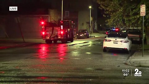 Man riding dirt bike killed in crash with a Baltimore Fire truck