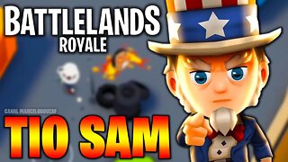 Jogando com Tio Sam do Battlelands Royale