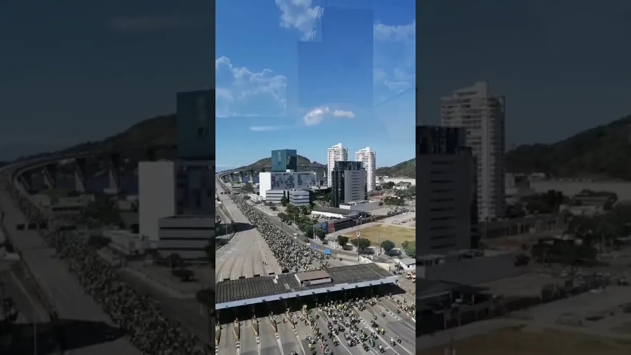 Terceira Ponte lotada! 😳 Bolsonaro em Vitória