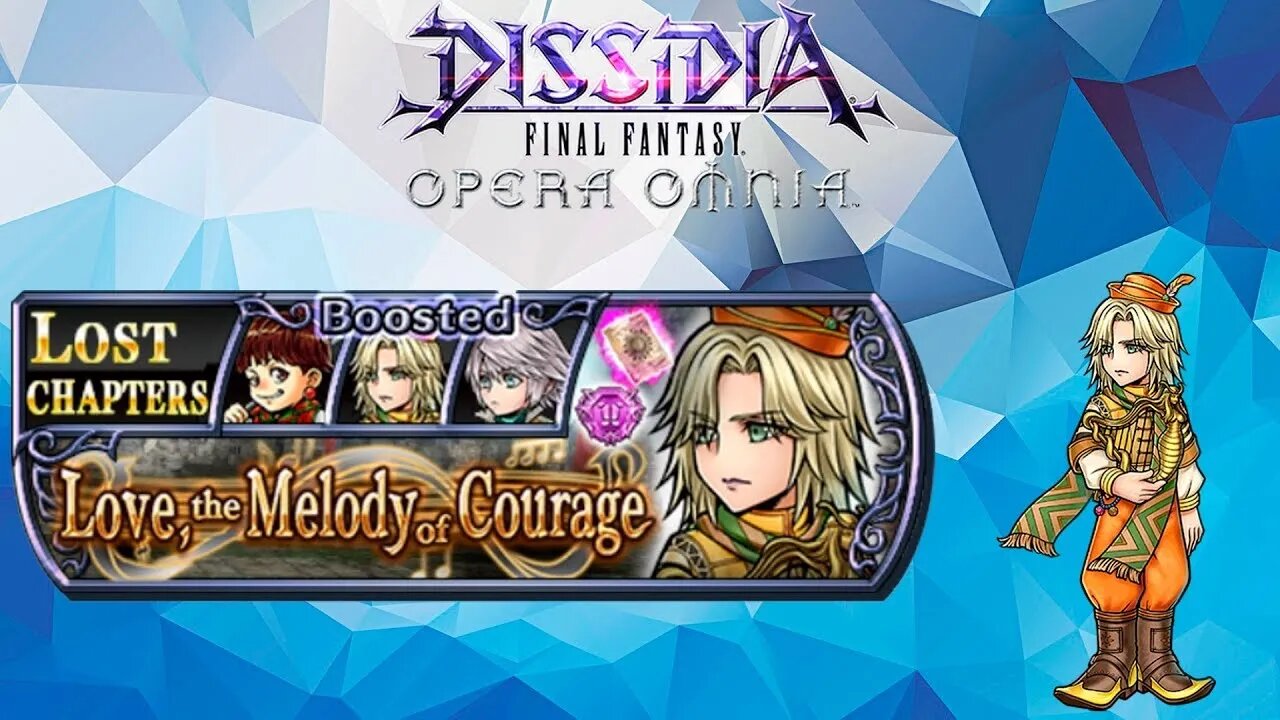 DFFOO Cutscenes Lost Chapter 79 Edward "Love, the Melody of Courage" (No gameplay)