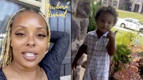 Eva Marcille Son Mikey Does Not Want To Get In Trouble! 😙