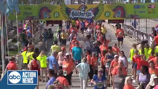 3:50 – 3:55 Saturday | Publix Gasparilla Distance Classic Finish Line