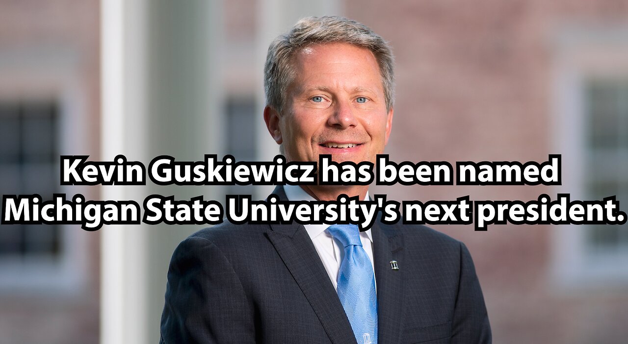 Kevin Guskiewicz has been named Michigan State University's next president.