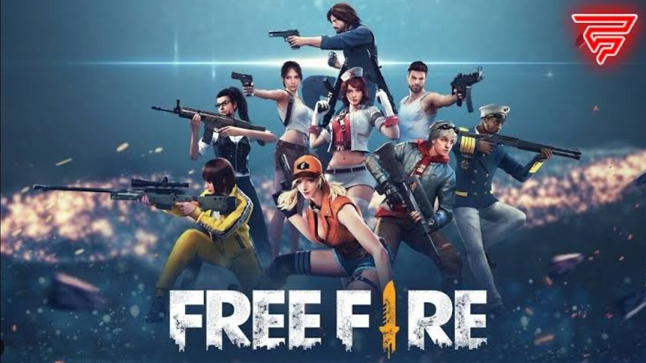 I playing free fire with strong enemy