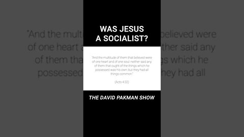 Was Jesus a Socialist? #shorts