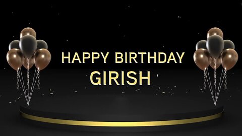 Wish you a very Happy Birthday Girish