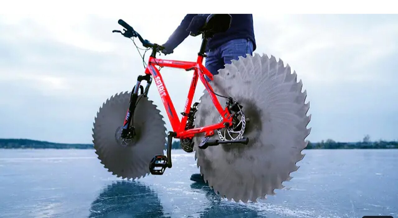 Epic Cycling on Ice