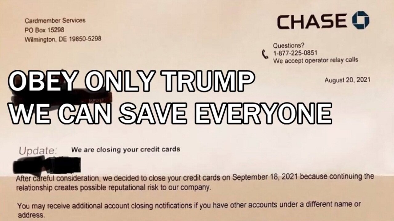 OBEY ONLY TRUMP WE CAN SAVE EVERYONE