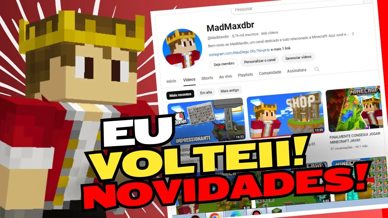 EU TO DE VOLTAAAAA!!!