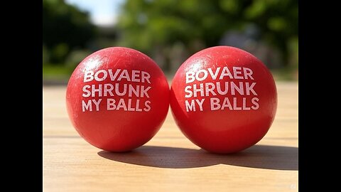 BOVAER SHRUNK MY BALLS!