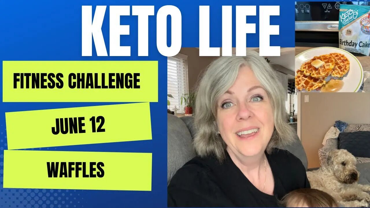 June 12 Fitness Challenge 2 Mile Walk / Plank / Keto Chow Birthday Cake