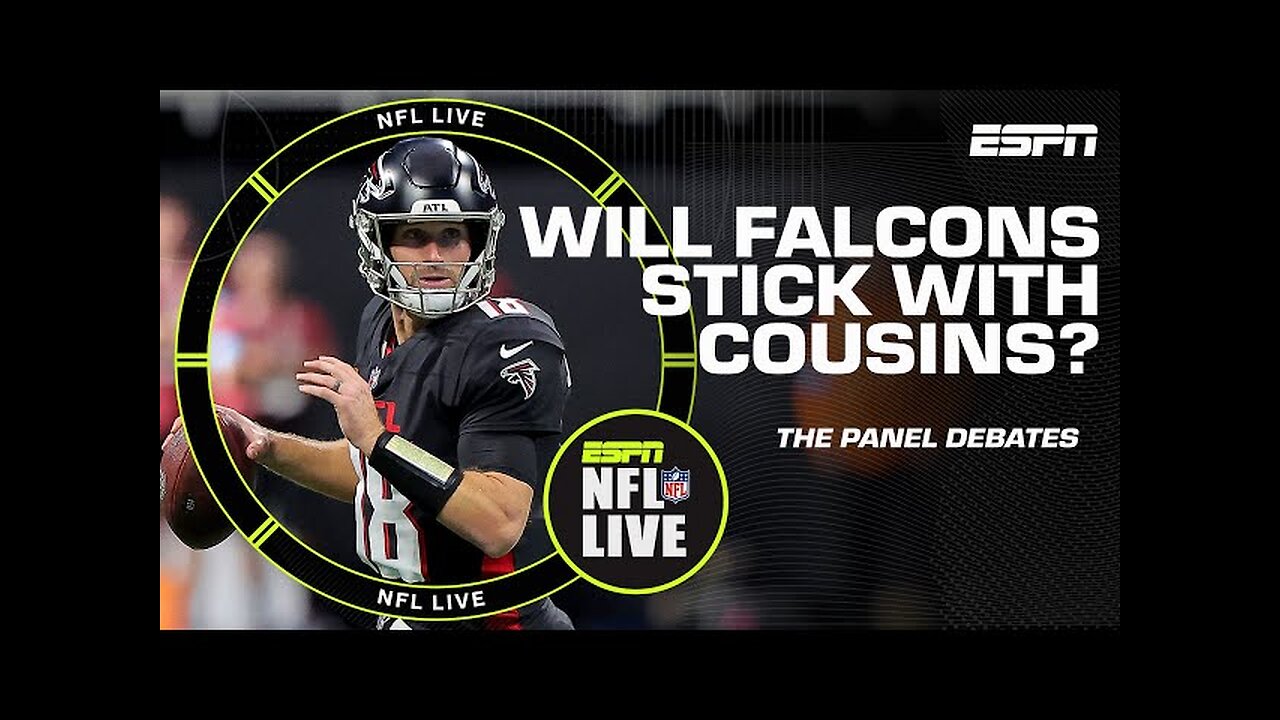 Kirk Cousins making ‘rookie mistakes’? Would Falcons be better off with Penix Jr.? | NFL Live