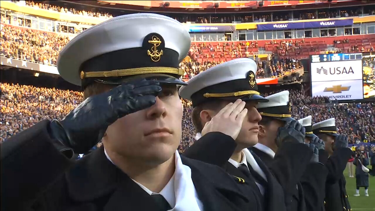 Powerful and Incredible: National Anthem at Army-Navy Game 2024