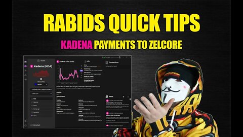 How To Add KADENA To Your ZELCORE Wallet