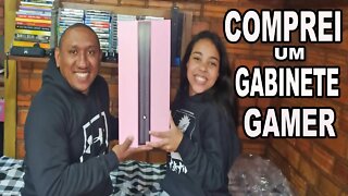 GABINETE GAMER PICHAU CARRIER II LATERAL VIDRO TEMP RGB ROSA, PG-CR02-PKRGB