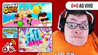 Stumble Guys + Fall Guys + Super Auto Pets - LIVE SOBRE RODAS