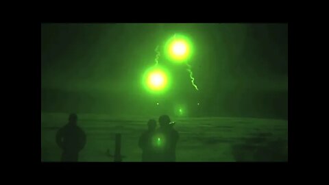 Mortar Fire At Night Illuminating