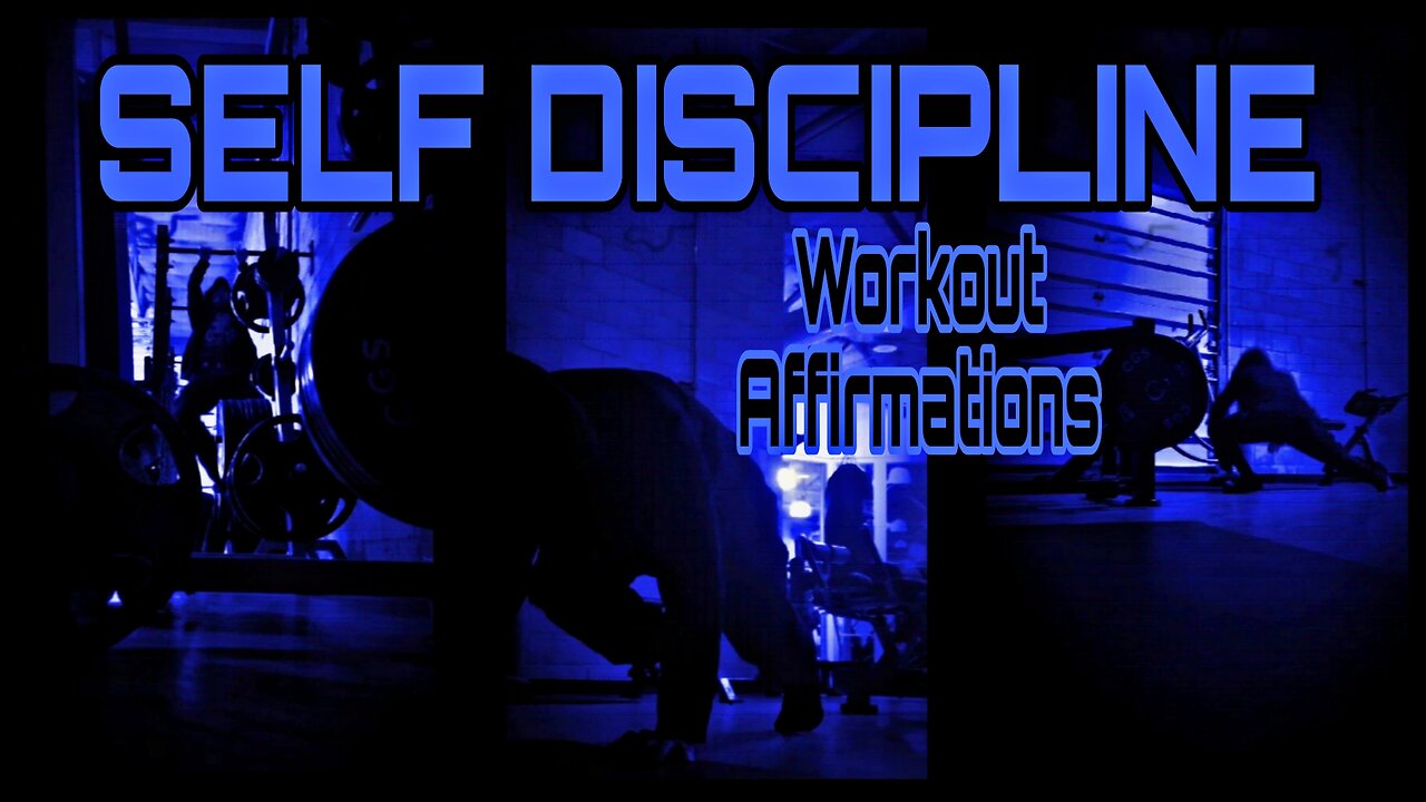 Self Discipline Workout Affirmations🔱(Positive Energy)