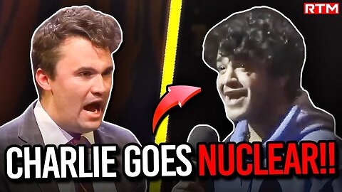 Cocky Student Thinks He Cornered Charlie Kirk — GETS A REALITY CHECK 