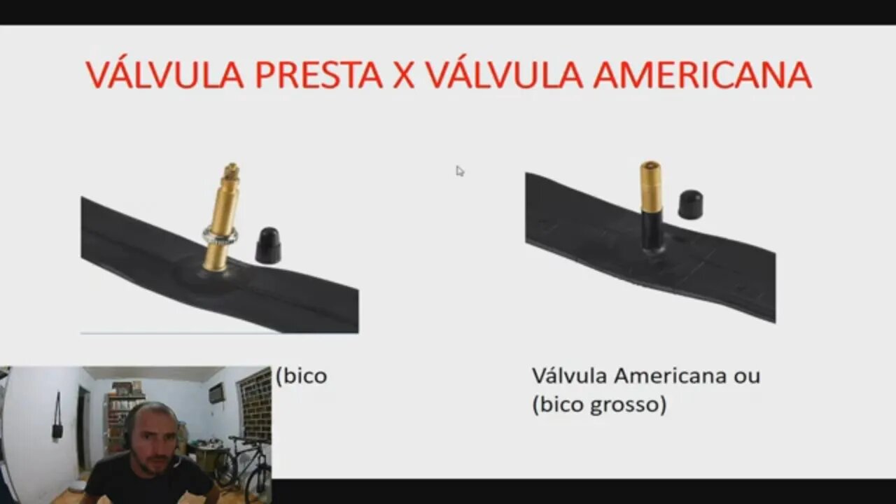 Válvula Presta X Válvula Americana para aros de bike