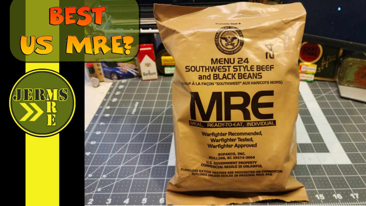 Best US MRE?? 2018 US MRE Menu #24 Southwest Style Beef and Black Beans MRE Review