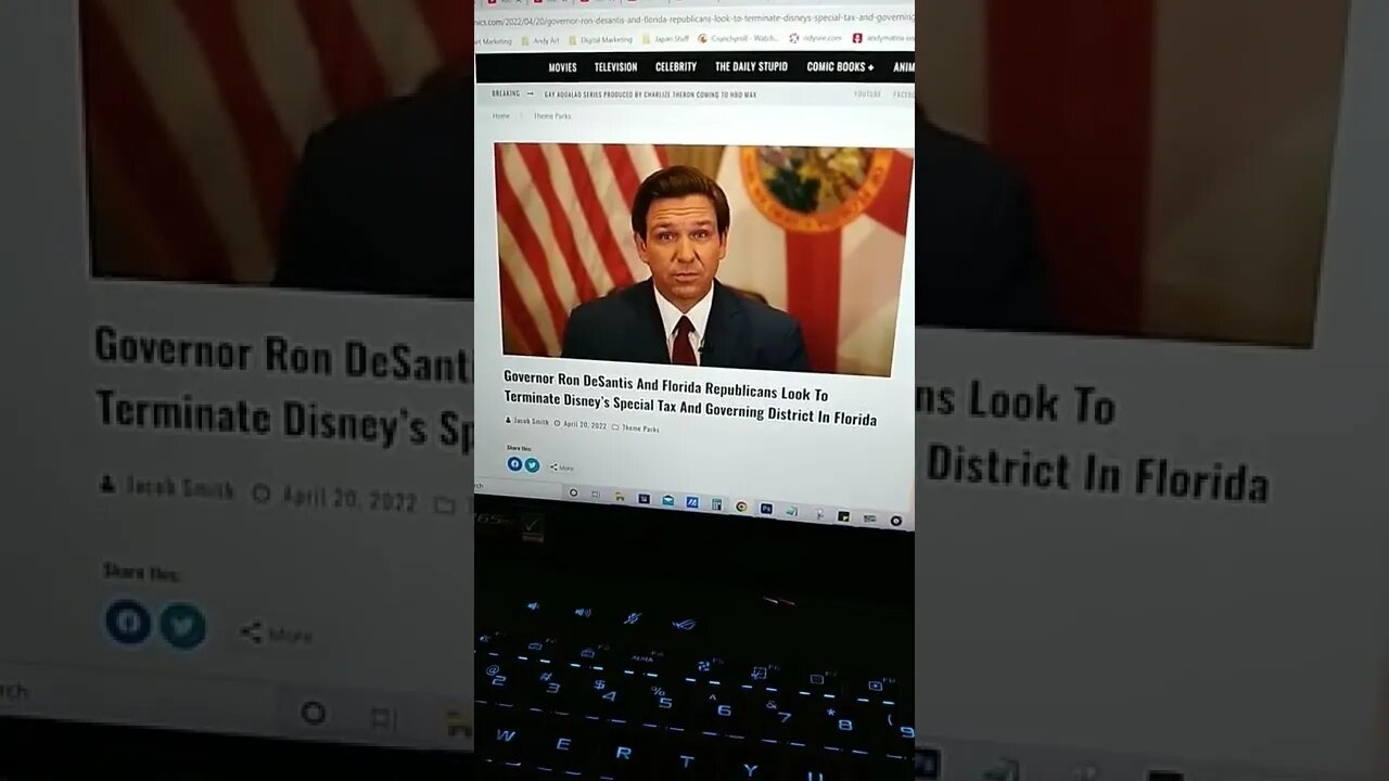 Disney is going down in Florida.