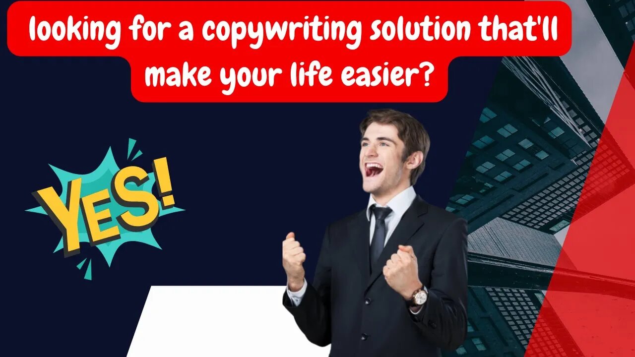 looking for a copywriting solution that'll make your life easier, look no further than Jasper.ai