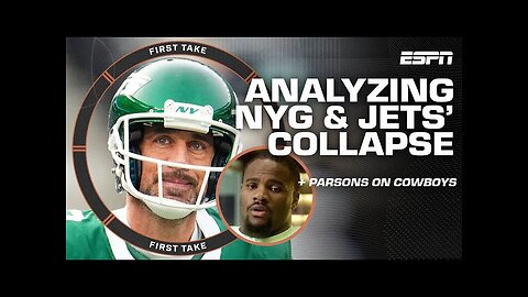 Jets & Giants on the STRUGGLE BUS 🙃 + Micah Parsons wants Cowboys to RUN IT BACK⁉ | First Take