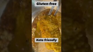 Subscribe I’ll show you full videos tomorrow! #keto #glutenfree #friedchicken #fried #love #chef