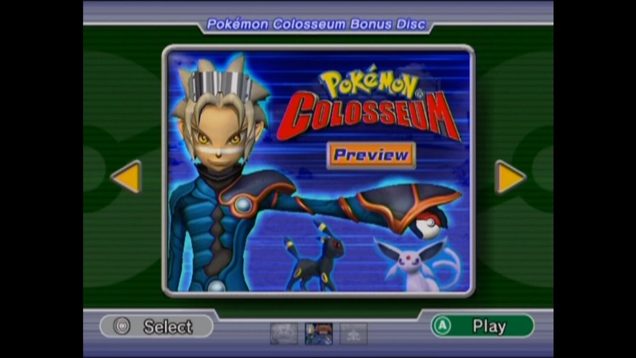 Pokemon Colosseum Bonus Disc - Gamecube