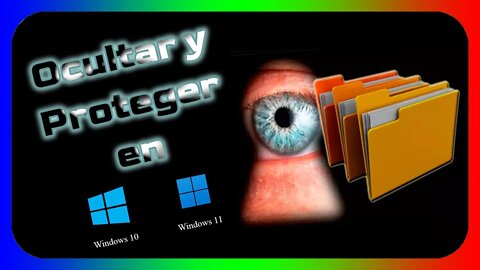 Como OCULTAR una carpeta y poner contraseña en Windows
