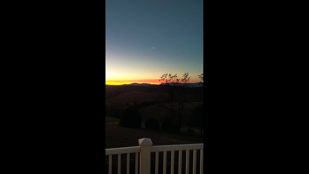 a sunrise in natural bridge