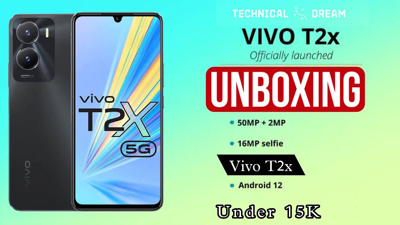 ViVO T2X 5G Unboxing & Quick Review | Full Specifications | Technical Dream | #unboxing #vivo #viral