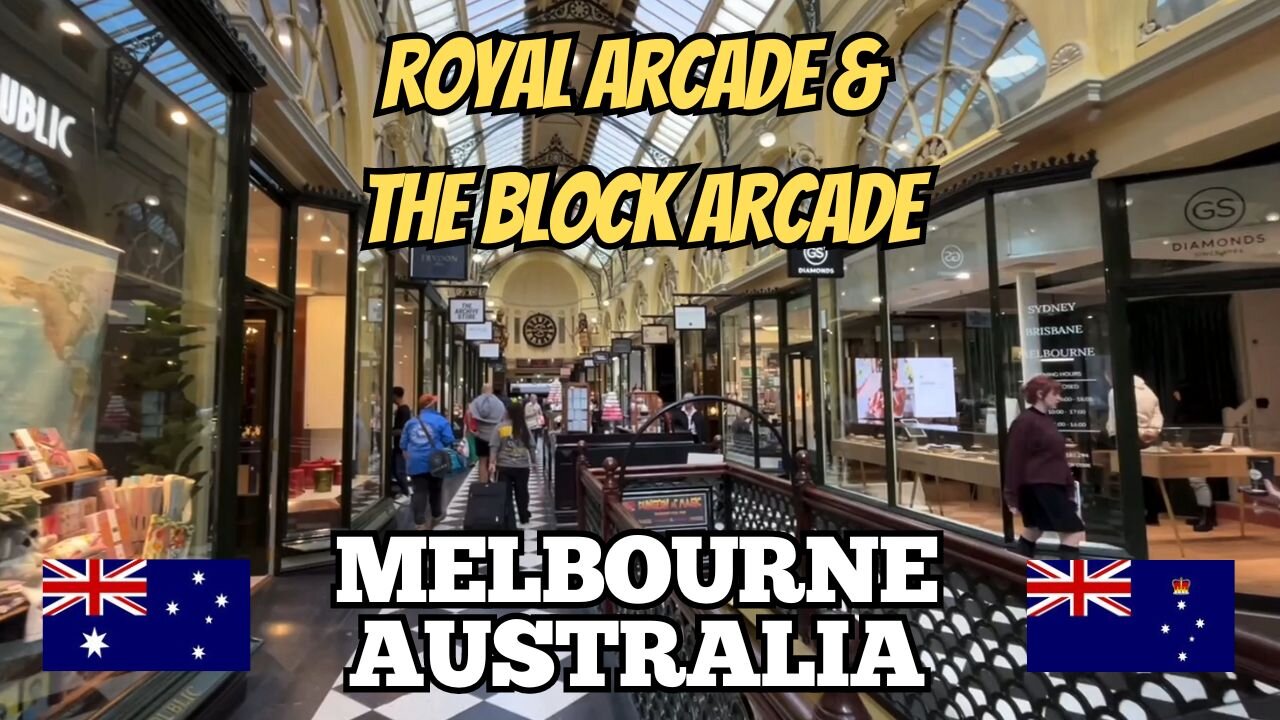 Exploring Melbourne Australia: A Walking Tour of Royal & The Block Arcade