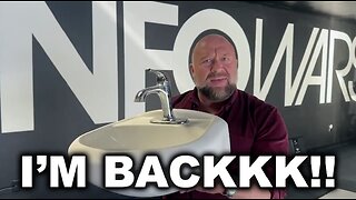 Alex Jones: I’m back on the air at the legendary Infowars Central Texas Command Center