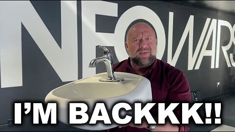 Alex Jones: I’m back on the air at the legendary Infowars Central Texas Command Center