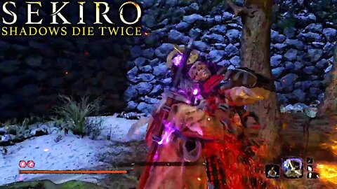 Sekiro: Shadows Die Twice - Mid-Boss Fight - Seven Ashina Spears - Shume Masaji Oniwa