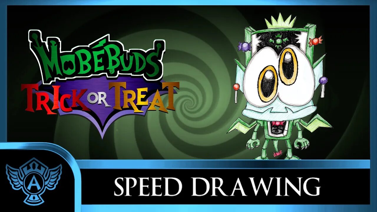 Speed Drawing: MobéBuds Trick or Treat - Kandigoile | A.T. Andrei Thomas 2023