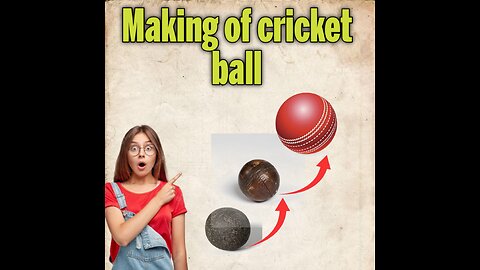 Making of cricket balls 😲