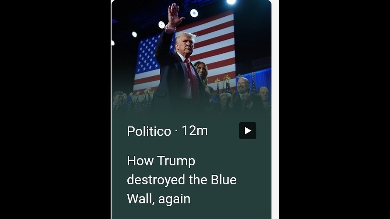 how trump destroyed the blue wall again