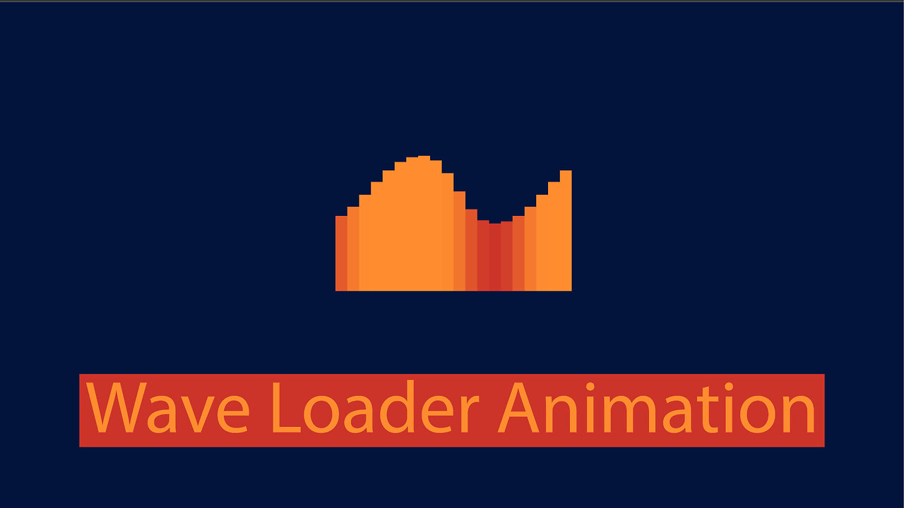 Wave Loader Animation | HTML CSS JS