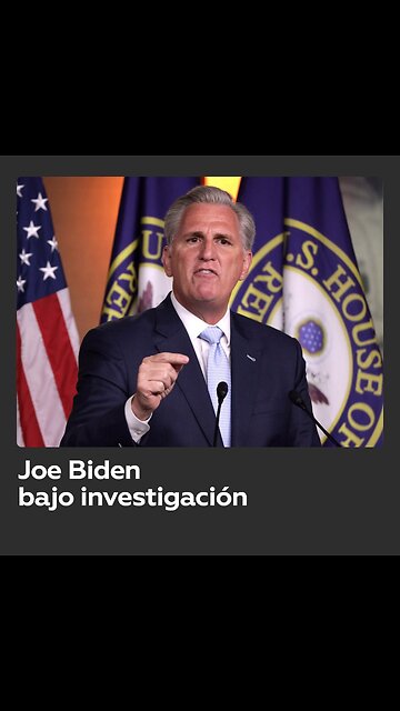 Cámara de Representantes de EE.UU. anuncia investigación para ‘impeachment’ contra Biden
