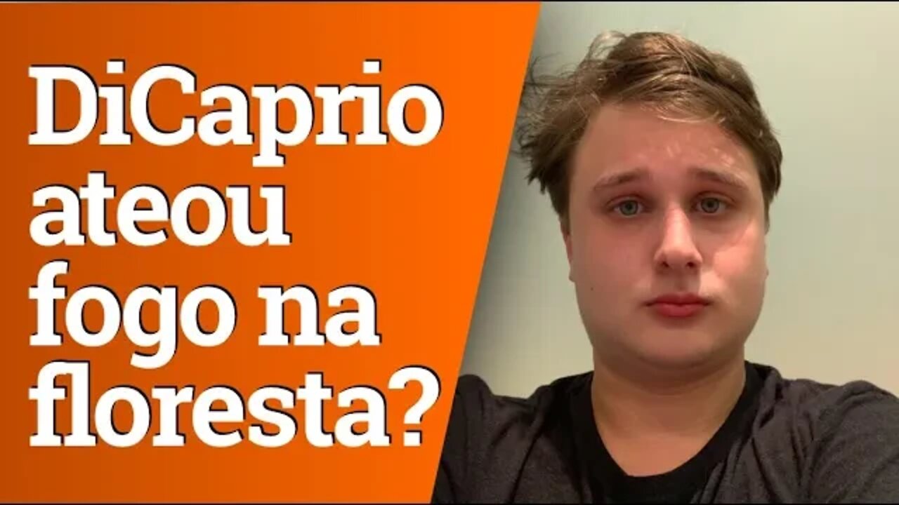 Bolsonaro acusa Leonardo DiCaprio por queimadas na Amazônia